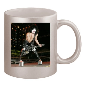 KISS 11oz Metallic Silver Mug