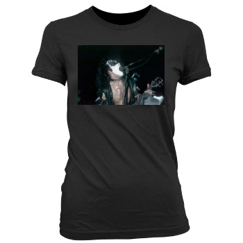 KISS Women's Junior Cut Crewneck T-Shirt