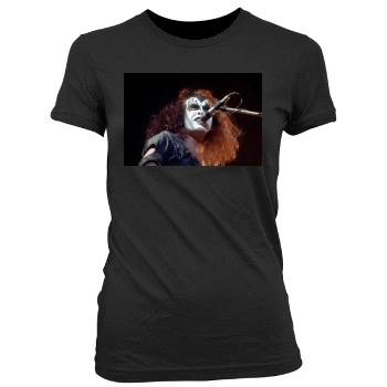 KISS Women's Junior Cut Crewneck T-Shirt