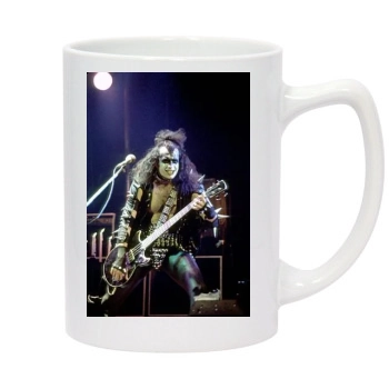 KISS 14oz White Statesman Mug