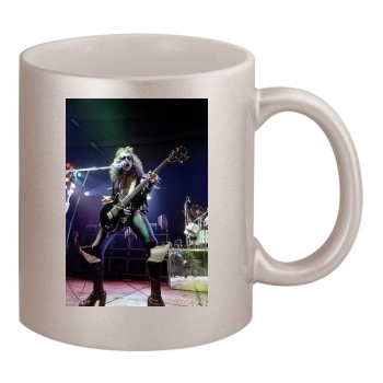 KISS 11oz Metallic Silver Mug