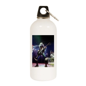 KISS White Water Bottle With Carabiner