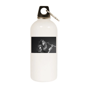 KISS White Water Bottle With Carabiner