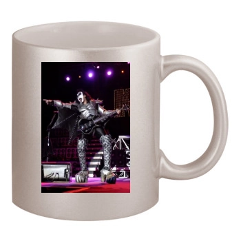 KISS 11oz Metallic Silver Mug