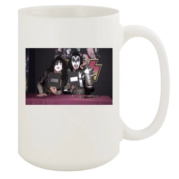 KISS 15oz White Mug