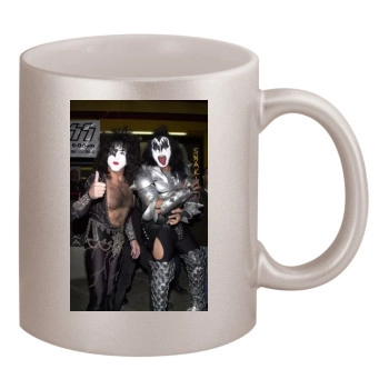 KISS 11oz Metallic Silver Mug