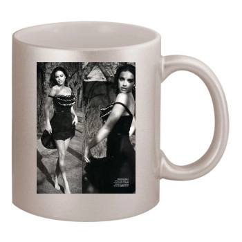 Adriana Lima 11oz Metallic Silver Mug