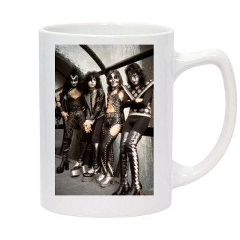 KISS 14oz White Statesman Mug