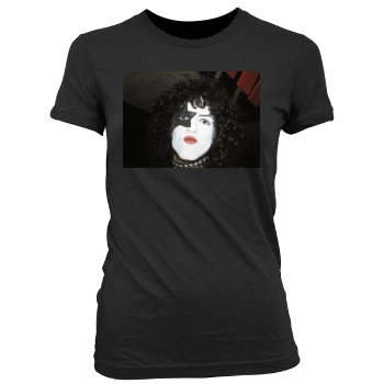 KISS Women's Junior Cut Crewneck T-Shirt