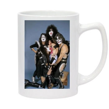 KISS 14oz White Statesman Mug