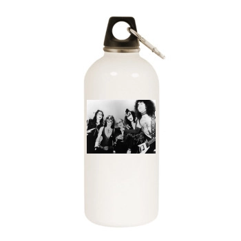 KISS White Water Bottle With Carabiner