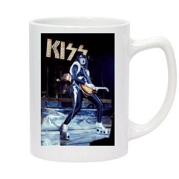 KISS 14oz White Statesman Mug