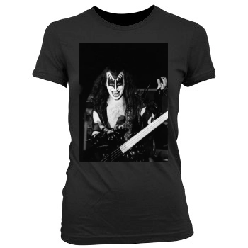 KISS Women's Junior Cut Crewneck T-Shirt