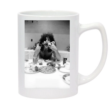 KISS 14oz White Statesman Mug