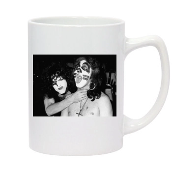 KISS 14oz White Statesman Mug