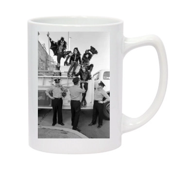 KISS 14oz White Statesman Mug