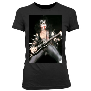 KISS Women's Junior Cut Crewneck T-Shirt