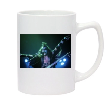 KISS 14oz White Statesman Mug