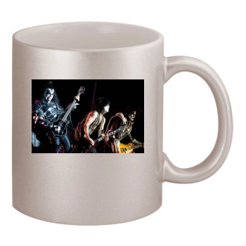 KISS 11oz Metallic Silver Mug