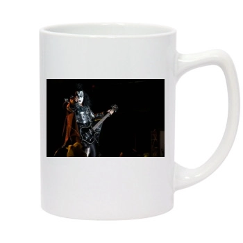 KISS 14oz White Statesman Mug