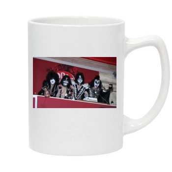 KISS 14oz White Statesman Mug