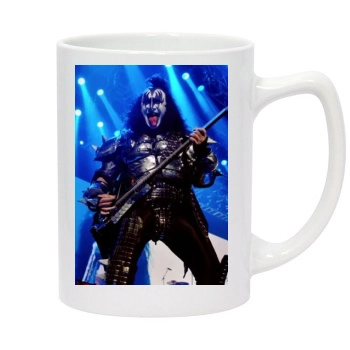 KISS 14oz White Statesman Mug