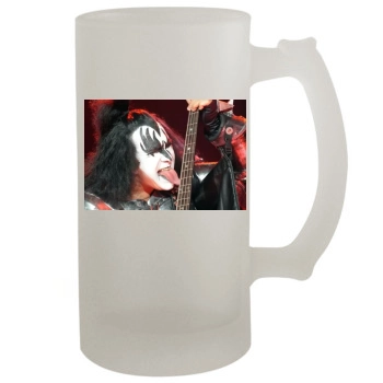 KISS 16oz Frosted Beer Stein