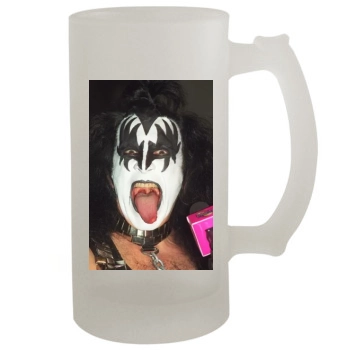 KISS 16oz Frosted Beer Stein