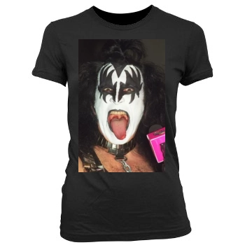 KISS Women's Junior Cut Crewneck T-Shirt