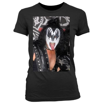 KISS Women's Junior Cut Crewneck T-Shirt