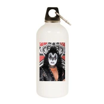 KISS White Water Bottle With Carabiner