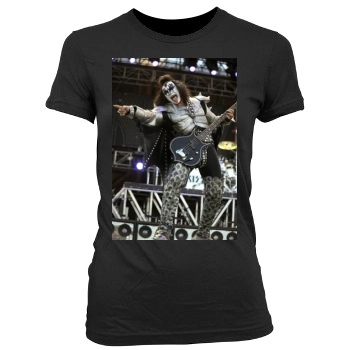 KISS Women's Junior Cut Crewneck T-Shirt