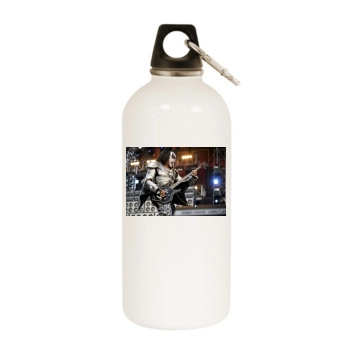 KISS White Water Bottle With Carabiner