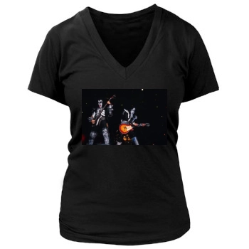 KISS Women's Deep V-Neck TShirt