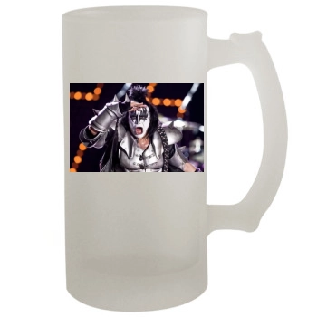 KISS 16oz Frosted Beer Stein