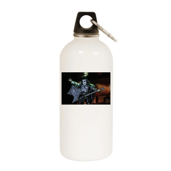 KISS White Water Bottle With Carabiner
