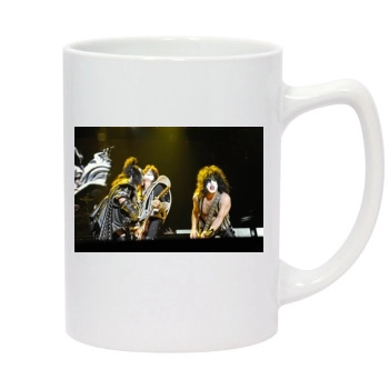 KISS 14oz White Statesman Mug