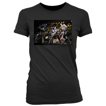 KISS Women's Junior Cut Crewneck T-Shirt