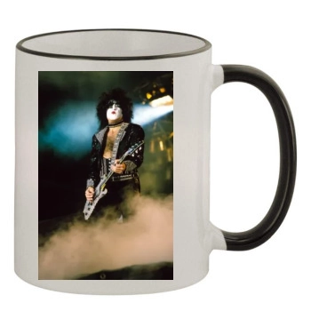 KISS 11oz Colored Rim & Handle Mug