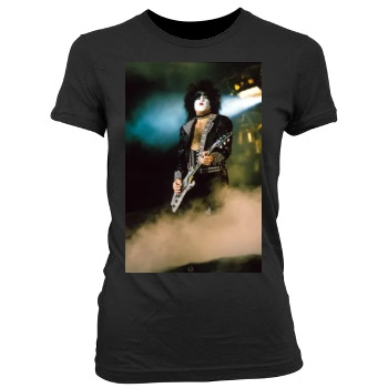 KISS Women's Junior Cut Crewneck T-Shirt