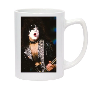 KISS 14oz White Statesman Mug