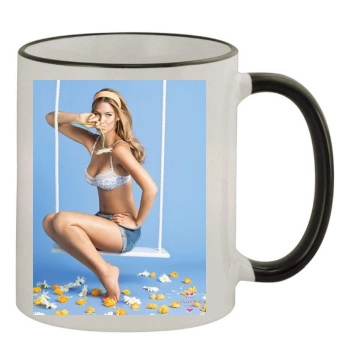 Bar Refaeli 11oz Colored Rim & Handle Mug