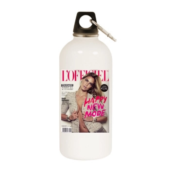 Bar Refaeli White Water Bottle With Carabiner