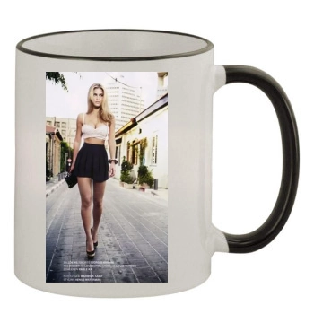 Bar Refaeli 11oz Colored Rim & Handle Mug