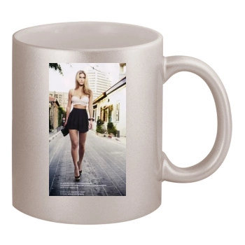 Bar Refaeli 11oz Metallic Silver Mug