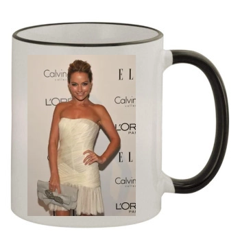 Becki Newton 11oz Colored Rim & Handle Mug