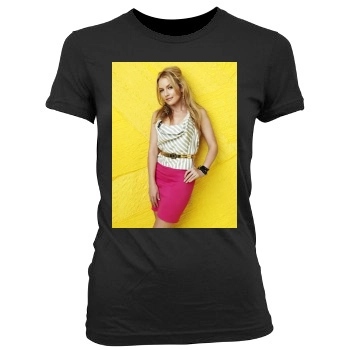 Becki Newton Women's Junior Cut Crewneck T-Shirt