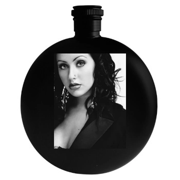 Christina Aguilera Round Flask