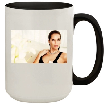 Christy Turlington 15oz Colored Inner & Handle Mug