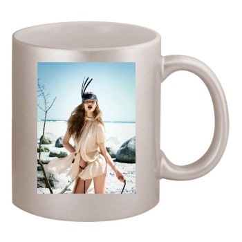 Edita Vilkeviciute 11oz Metallic Silver Mug